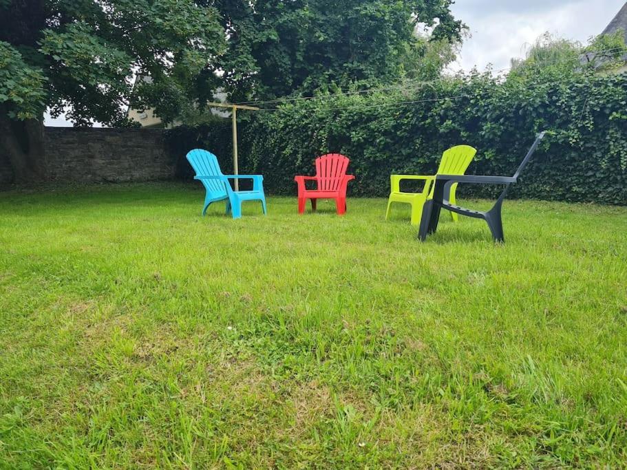 Joli Appartement Cosy Avec Jardin Lanvallay Esterno foto