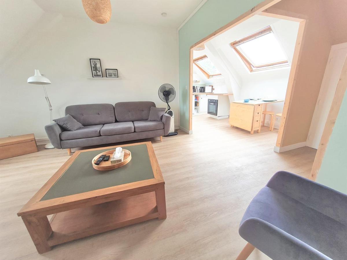 Joli Appartement Cosy Avec Jardin Lanvallay Esterno foto